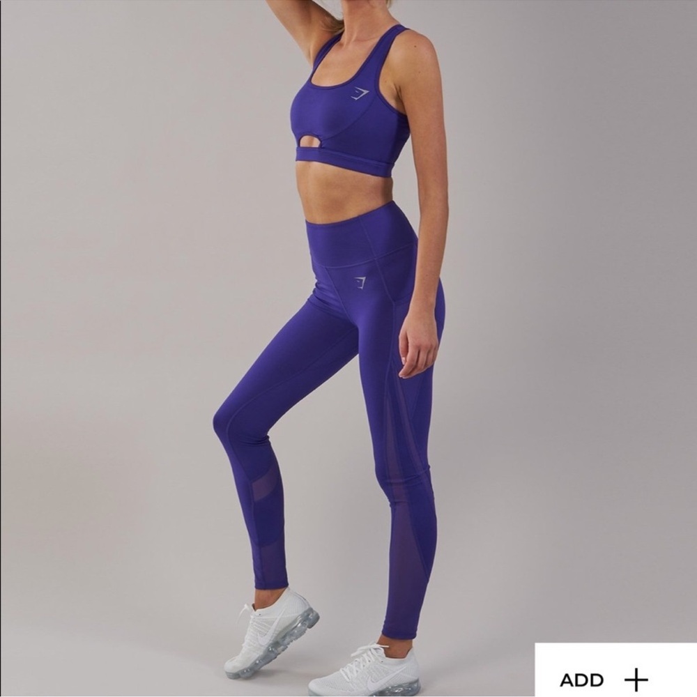 Gymshark Sleek Sculpture Leggings 2.0 in purple